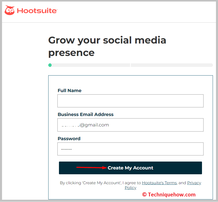 create your Hootsuite
