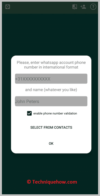 select from contacts