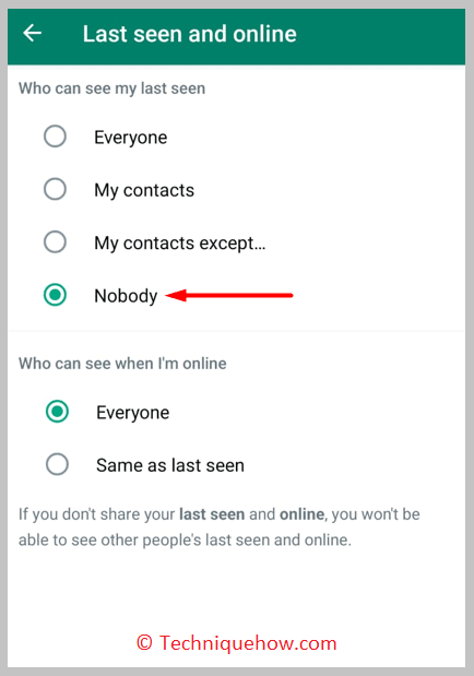 setting to Nobody