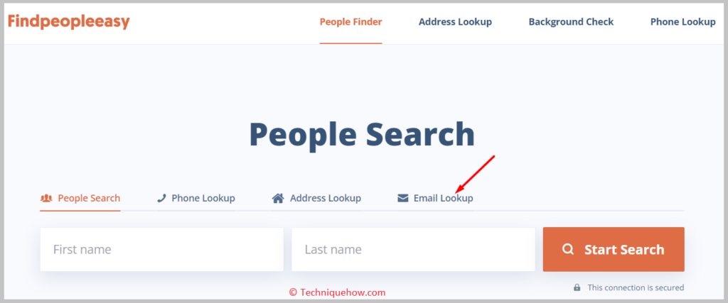 sidewise then click on Email Lookup