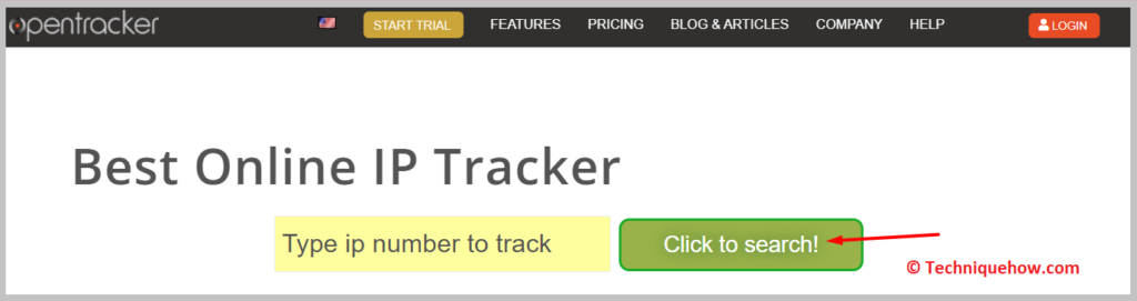 track the IP address