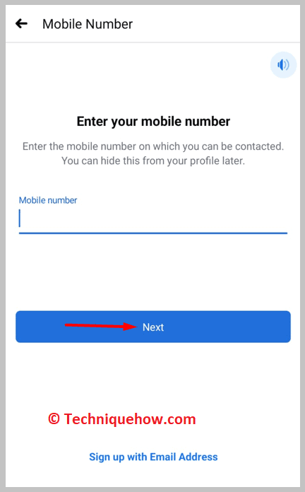  your mobile number and verify it