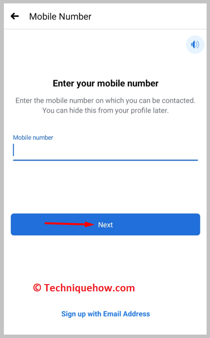 your mobile number and verify it