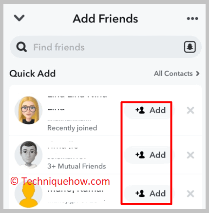 Add Friend on Snapchat