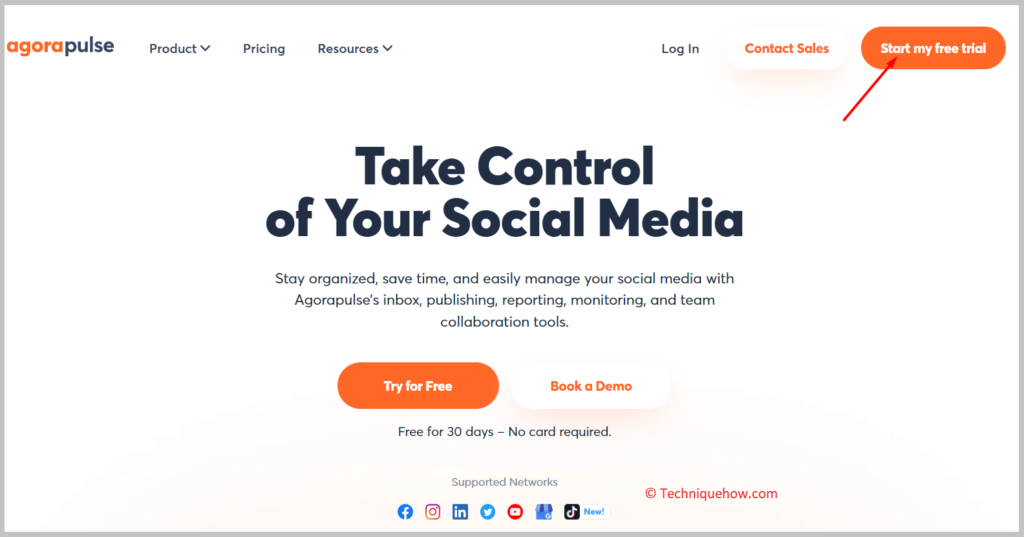 Agorapulse website