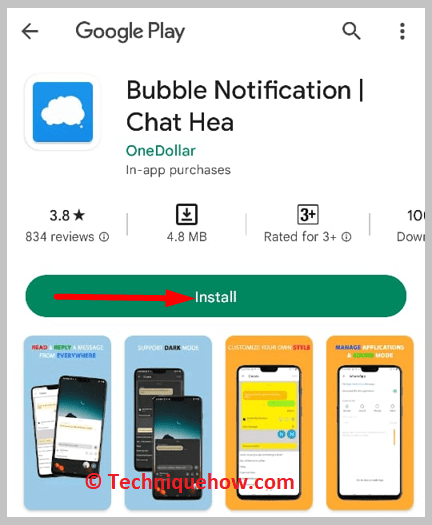 Bubble Notification