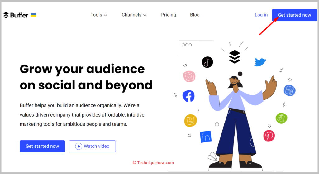 Buffer website
