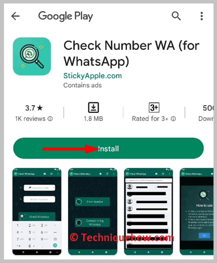 Check Number WA