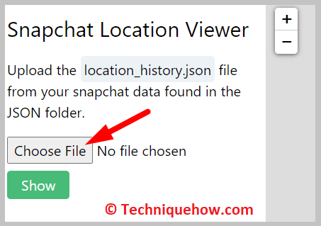 Click on Choose File