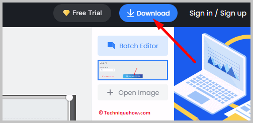 Click on Download