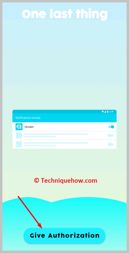Click on Give Authorization