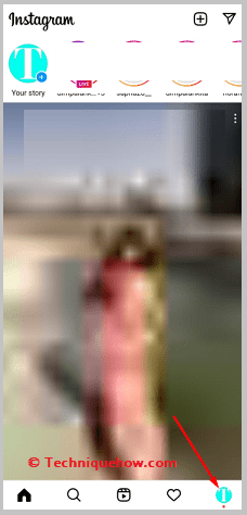 Click on Profile icon