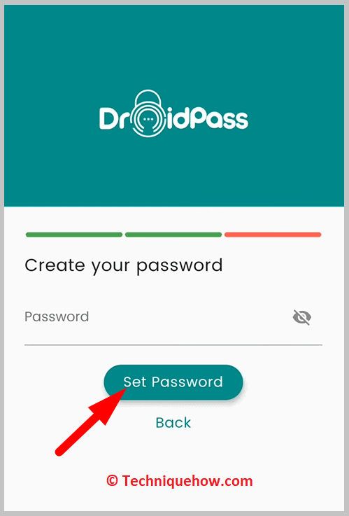 Click on Set Password