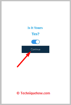 Click on continue