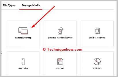 Click on laptop