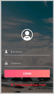 Click on login