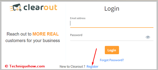 Click on register