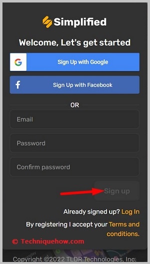 Click on signup (2)
