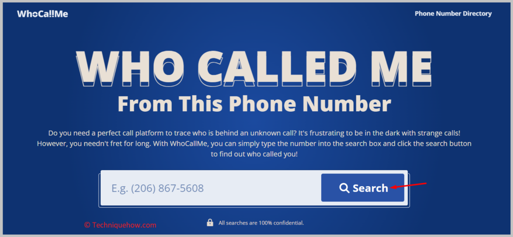 Click on the Search option