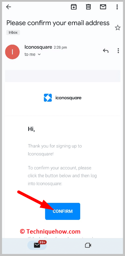 Confirm your