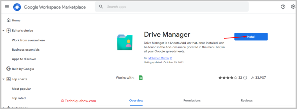 Drive Manager install