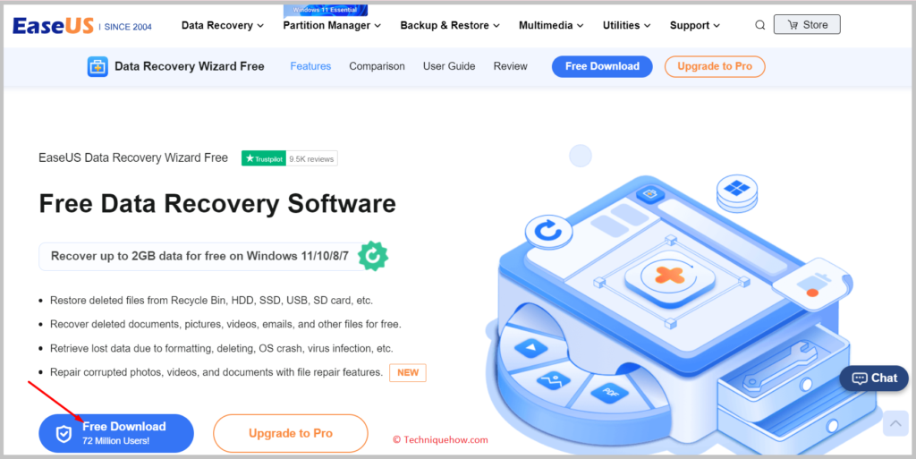  EaseUS Data Recovery Wizard tool