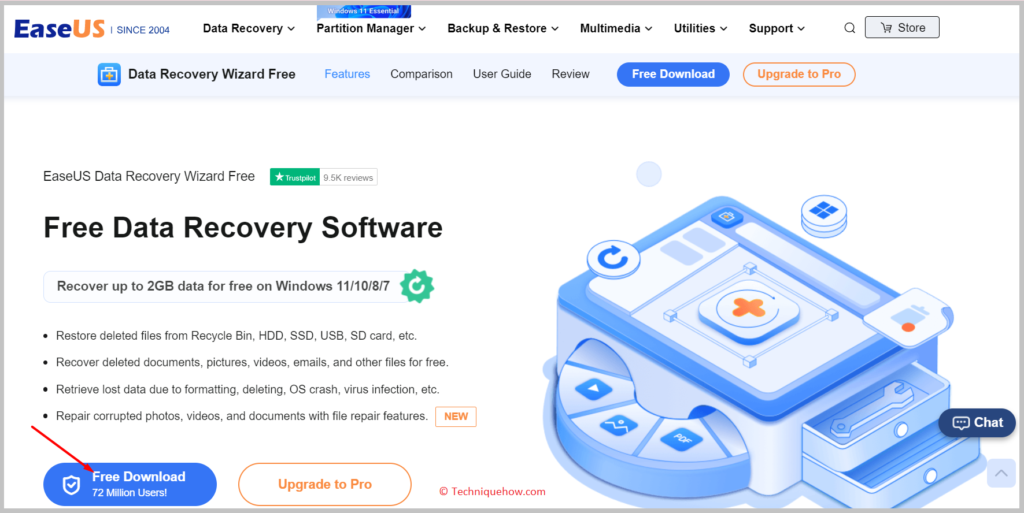 EaseUS Data Recovery Wizard tool
