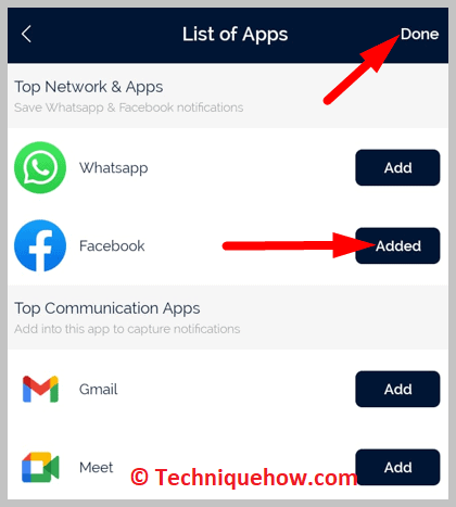Facebook will be added