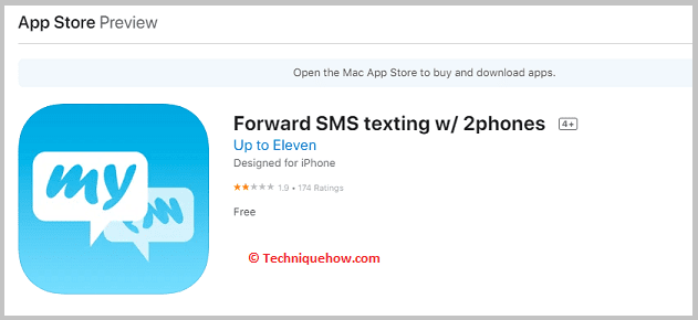Forward SMS texting w 2phones