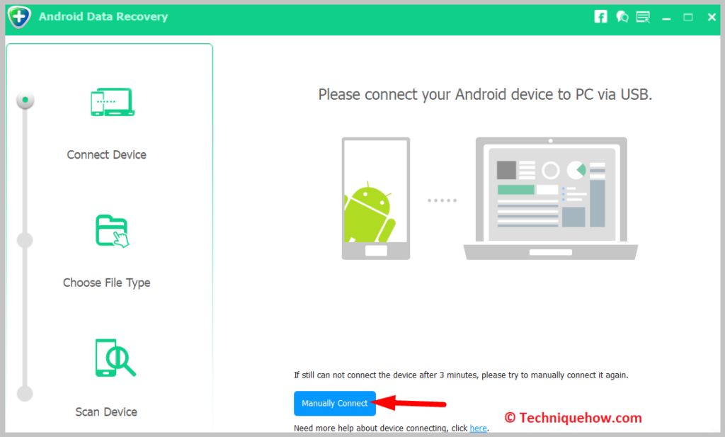 Free Android Data Recovery tool page