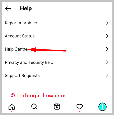 Help Center page