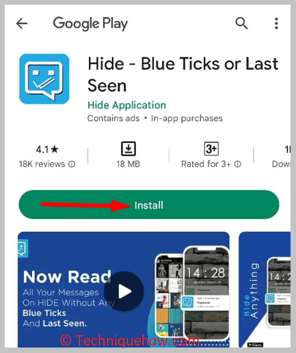 Hide - Blue Ticks or Last Seen