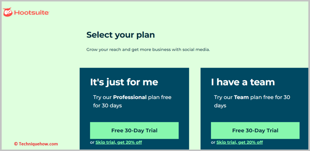 Hootsuite website