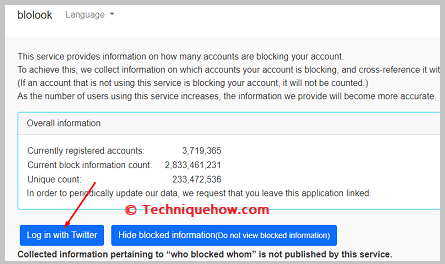 Log in with Twitter