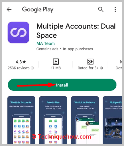 Multiple Accounts Dual Space