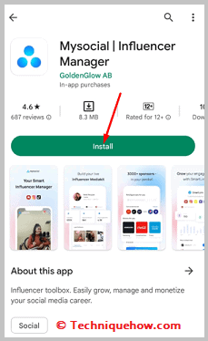Mysocial install