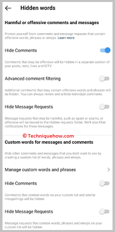 Not Receiving Message Requests for Settings