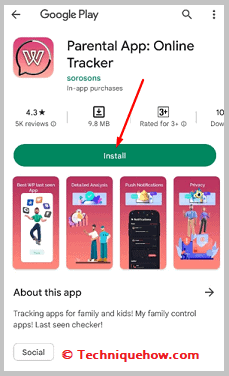 Parental App Online Tracker