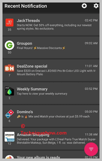 Recent Notification