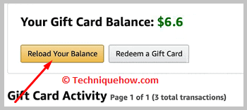 Reload Your Balance tag