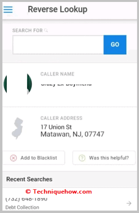 Reverse lookup