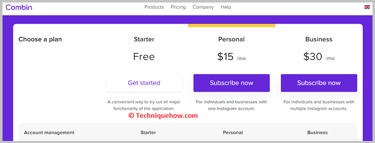 Choose a price plan