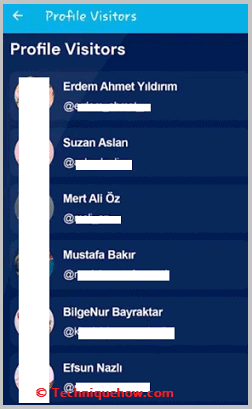 See all profile visitor