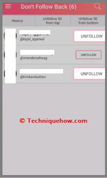See follower list