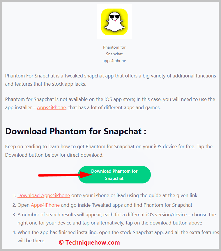 Snapchat Phantom