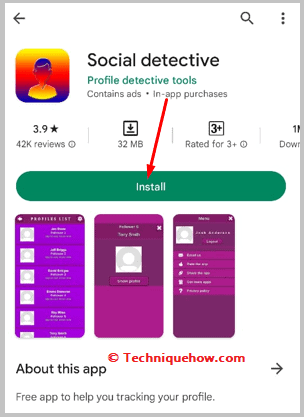 Social Detective install