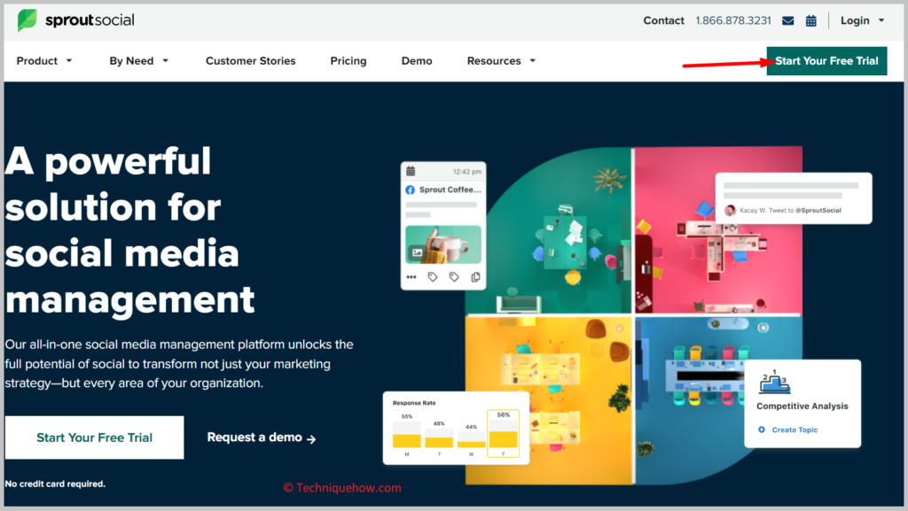 Sprout Social website create