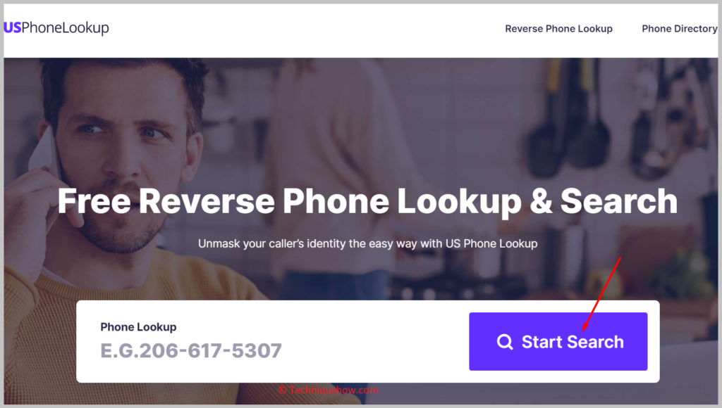 Start Search option next