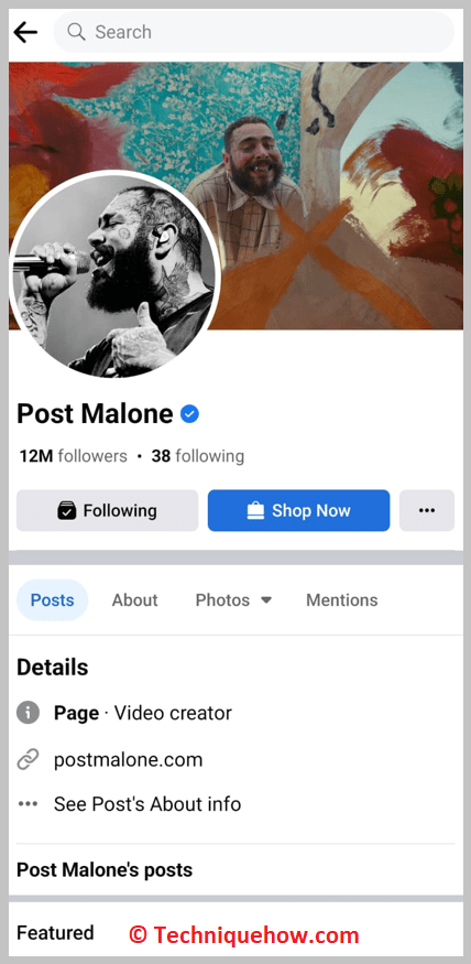 That is A Page Not Profile