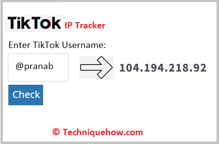 Someone's IP From TikTok